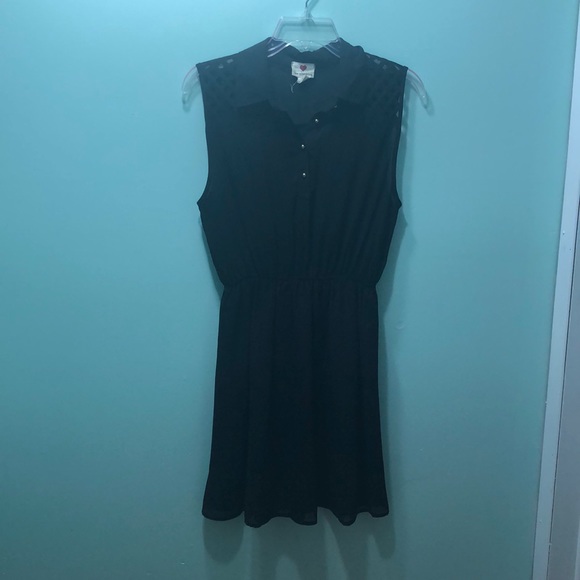 Chiffon Black Dress - Picture 1 of 2